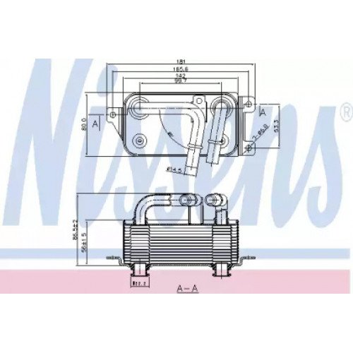Масляний радіатор коробки передач AS07339754 на BMW 7 (E65/E66) 2001-2008