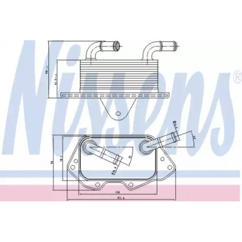Масляний радіатор двигуна AS00054859 на AUDI A8 (D3) 2002-2010