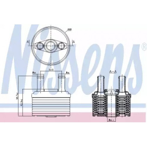 Масляный радиатор коробки передач AS07320046 на VOLKSWAGEN JETTA III 2006-2010