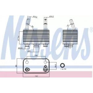 Масляный радиатор коробки передач AS00060253 на BMW X5 (E53) 2000-2006