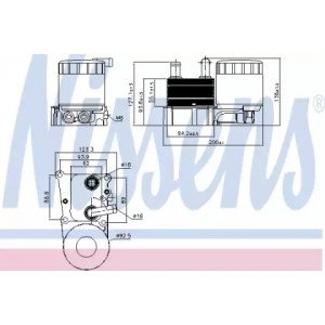 Масляний радіатор двигуна AS00054562 на FORD TRANSIT CONNECT / TOURNEO 2010-2013