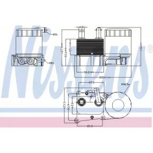 Масляний радіатор двигуна AS07296415 на FORD FOCUS 1998-2004