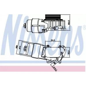 Масляный радиатор двигателя AS07309179 на MAZDA 2 (DE) 2007-2011