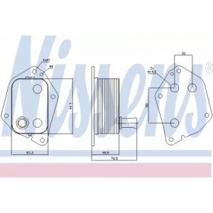 Масляный радиатор двигателя AS07299392 на KIA CEED 2007-2009