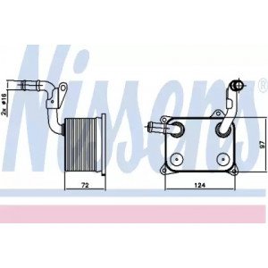 Масляный радиатор двигателя AS00054860 на AUDI A6 (C6) 2004-2011