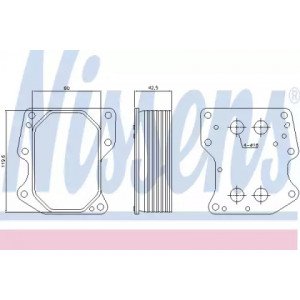 Масляный радиатор двигателя AS00054552 на FORD TRANSIT 2006-2013