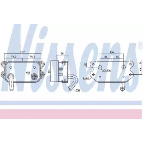 Масляний радіатор двигуна AS00053578 на VOLVO S60 2000-2006