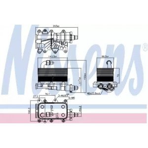 Масляный радиатор коробки передач AS00060273 на BMW 5 (E60/E61) 2003-2010
