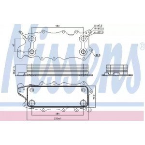 Масляний радіатор двигуна AS07335167 на MERCEDES SPRINTER 2006-2013