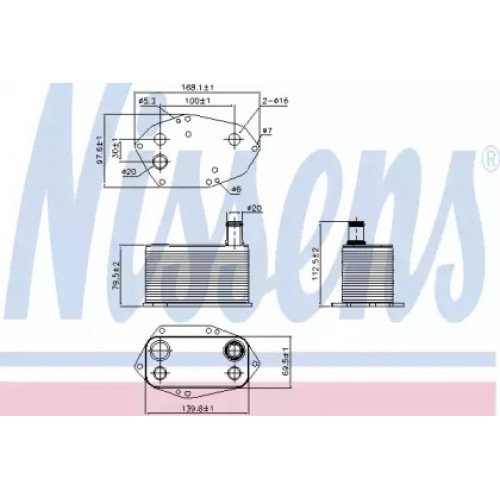 Масляний радіатор двигуна AS07328984 на BMW 3 (E46) 2001-2005