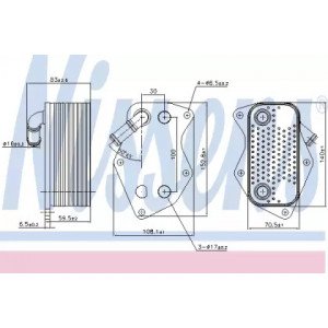 Масляний радіатор двигуна AS07311458 на VOLKSWAGEN JETTA III 2006-2010