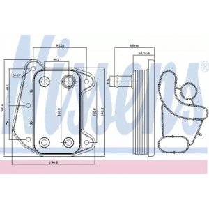 Масляный радиатор двигателя AS00060002 на MERCEDES VITO / VIANO (W639) 2003-2010
