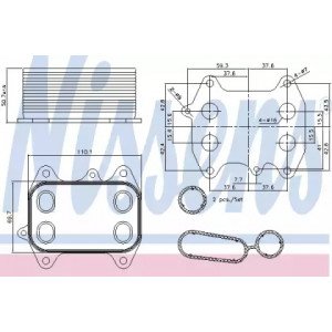 Масляный радиатор двигателя AS00053645 на VOLKSWAGEN PASSAT CC 2012-2016