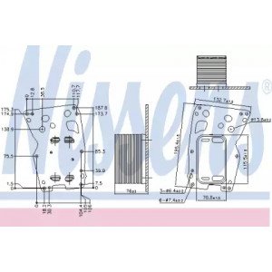 Масляный радиатор двигателя AS07296141 на BMW 7 (F01) 2008-2015