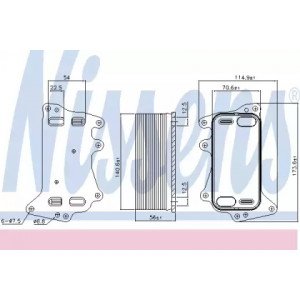 Масляный радиатор коробки передач AS00054766 на BMW 7 (F01) 2008-2015