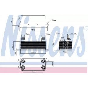 Масляний радіатор коробки передач AS07323053 на MERCEDES 204 (C-CLASS) 2007-2011
