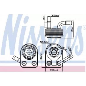 Масляный радиатор двигателя AS00054515 на FORD S-MAX 2006-2014