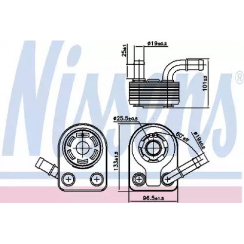 Масляный радиатор двигателя AS00054515 на FORD S-MAX 2006-2014