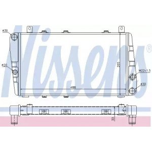 Радіатор охолодження двигуна AS07296540 на SKODA FELICIA 1998-2001