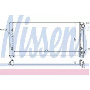 Радіатор охолодження двигуна AS00059762 на VOLKSWAGEN GOLF IV 1997-2003