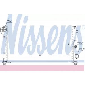 Радіатор охолодження двигуна AS00054696 на FIAT PANDA 2003-2009