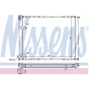 Радіатор охолодження двигуна AS07331494 на RENAULT SCENIC 1996-2002