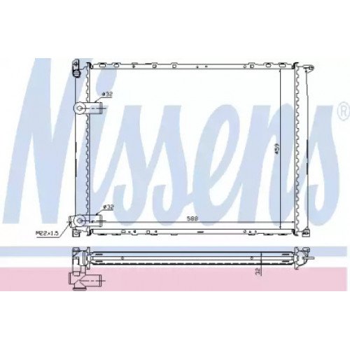 Радіатор охолодження двигуна AS07331494 на RENAULT SCENIC 1996-2002
