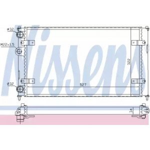 Радіатор охолодження двигуна AS00053653 на VOLKSWAGEN POLO III 1994-2001