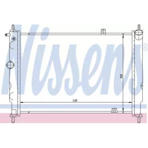 Радиатор охлаждения двигателя AS07333455 на OPEL ASTRA F 1991-1997