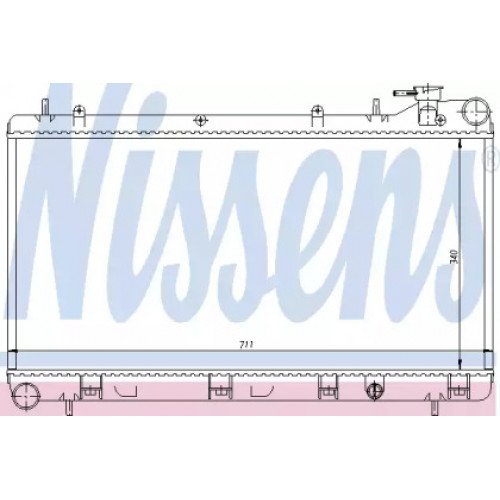 Радіатор охолодження двигуна AS00053850 на SUBARU IMPREZA 2007-2011