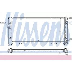 Радиатор охлаждения двигателя AS07316262 на VOLKSWAGEN CADDY I 1995-2004