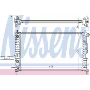 Радіатор охолодження двигуна AS00054048 на OPEL VECTRA B 1999-2002