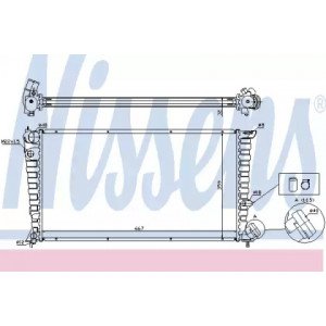 Радиатор охлаждения двигателя AS00053975 на CITROEN BERLINGO 1997-2002