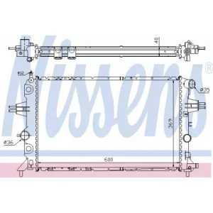 Радиатор охлаждения двигателя AS07299159 на OPEL ASTRA G 1998-2009