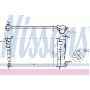 Радіатор охолодження двигуна AS00060201 на CITROEN XSARA 1997-2006