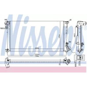Радіатор охолодження двигуна AS07324677 на PEUGEOT PARTNER 2002-2007