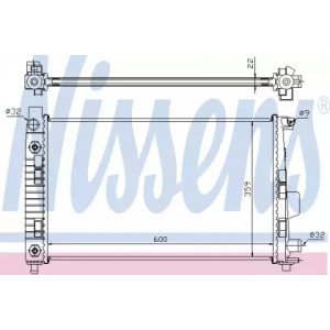 Радиатор охлаждения двигателя AS00059954 на MERCEDES 168 (A-CLASS) 1997-2004