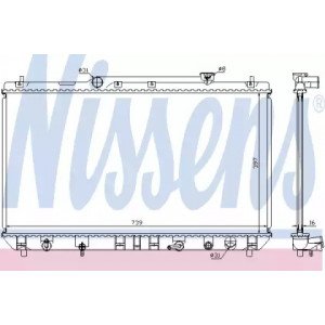 Радиатор охлаждения двигателя AS07295177 на TOYOTA CAMRY (XV20) 1997-2001