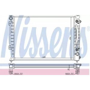 Радіатор охолодження двигуна AS00054835 на AUDI A6 ALLROAD (C5) 2001-2005