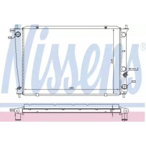 Радіатор охолодження двигуна AS00060170 на HYUNDAI H-1 / H200 1997-2005