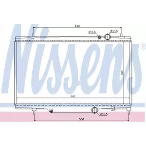 Радиатор охлаждения двигателя AS00060220 на CITROEN C5 2000-2008