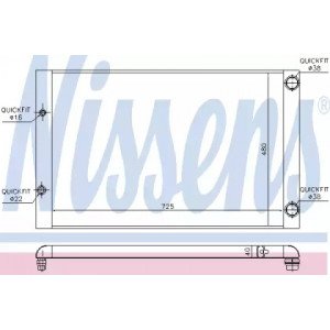 Радіатор охолодження двигуна AS00054883 на AUDI A8 (D3) 2002-2010