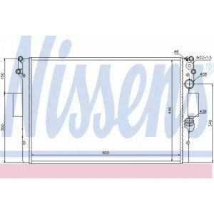 Радіатор охолодження двигуна AS00060123 на IVECO DAILY 2000-2006
