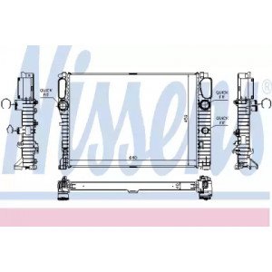 Радиатор охлаждения двигателя AS00060034 на MERCEDES 211 (E-CLASS) 2002-2006