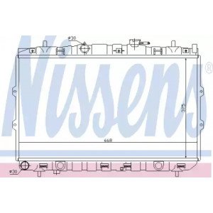 Радиатор охлаждения двигателя AS00060091 на KIA CERATO 2004-2006