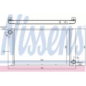 Радиатор охлаждения двигателя AS07328826 на BMW 5 (E60/E61) 2003-2010
