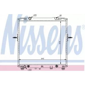 Радіатор охолодження двигуна AS00054292 на KIA SORENTO 2006-2009