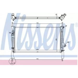 Радіатор охолодження двигуна AS07337517 на FORD TRANSIT CONNECT / TOURNEO 2010-2013