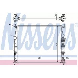 Радиатор охлаждения двигателя AS00059949 на MERCEDES 164 (ML-CLASS) SUV 2005-2011