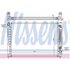 Радиатор охлаждения двигателя AS00054833 на AUDI A6 (C5) 2001-2005